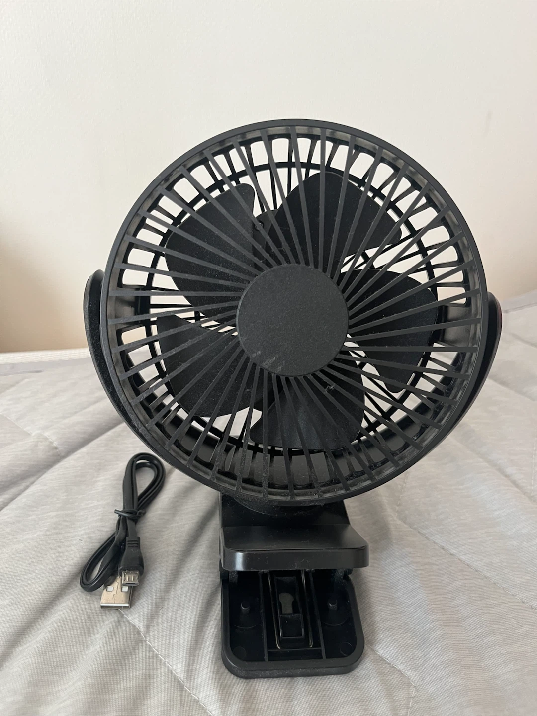 ニトリ 充電式USBクリップファン TF28NS BK