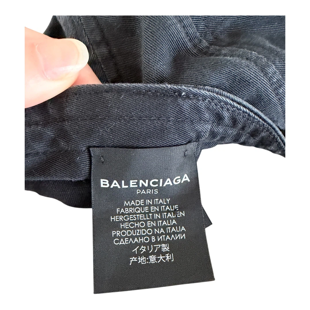 BALENCIAGA バレンシアガ キャップ ブラックの写真3枚目
