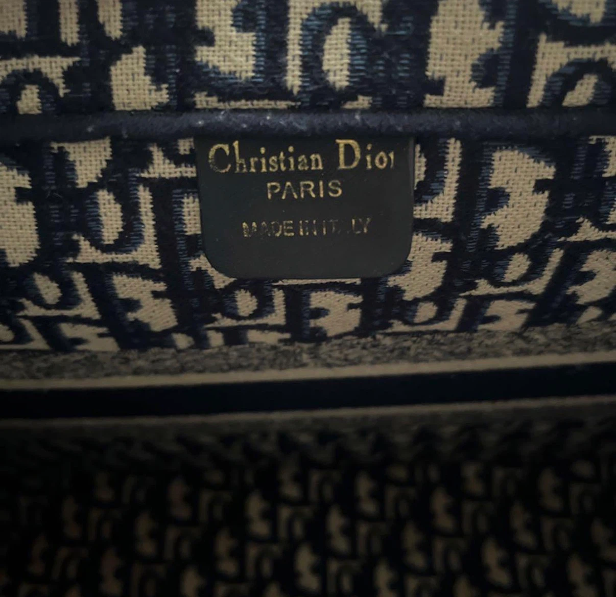 Dior クリスチャンディオール ブックトート バッグの写真4枚目