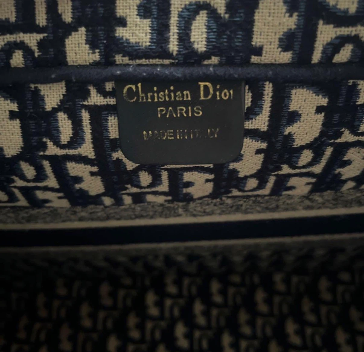 Dior クリスチャンディオール ブックトート バッグの写真4枚目