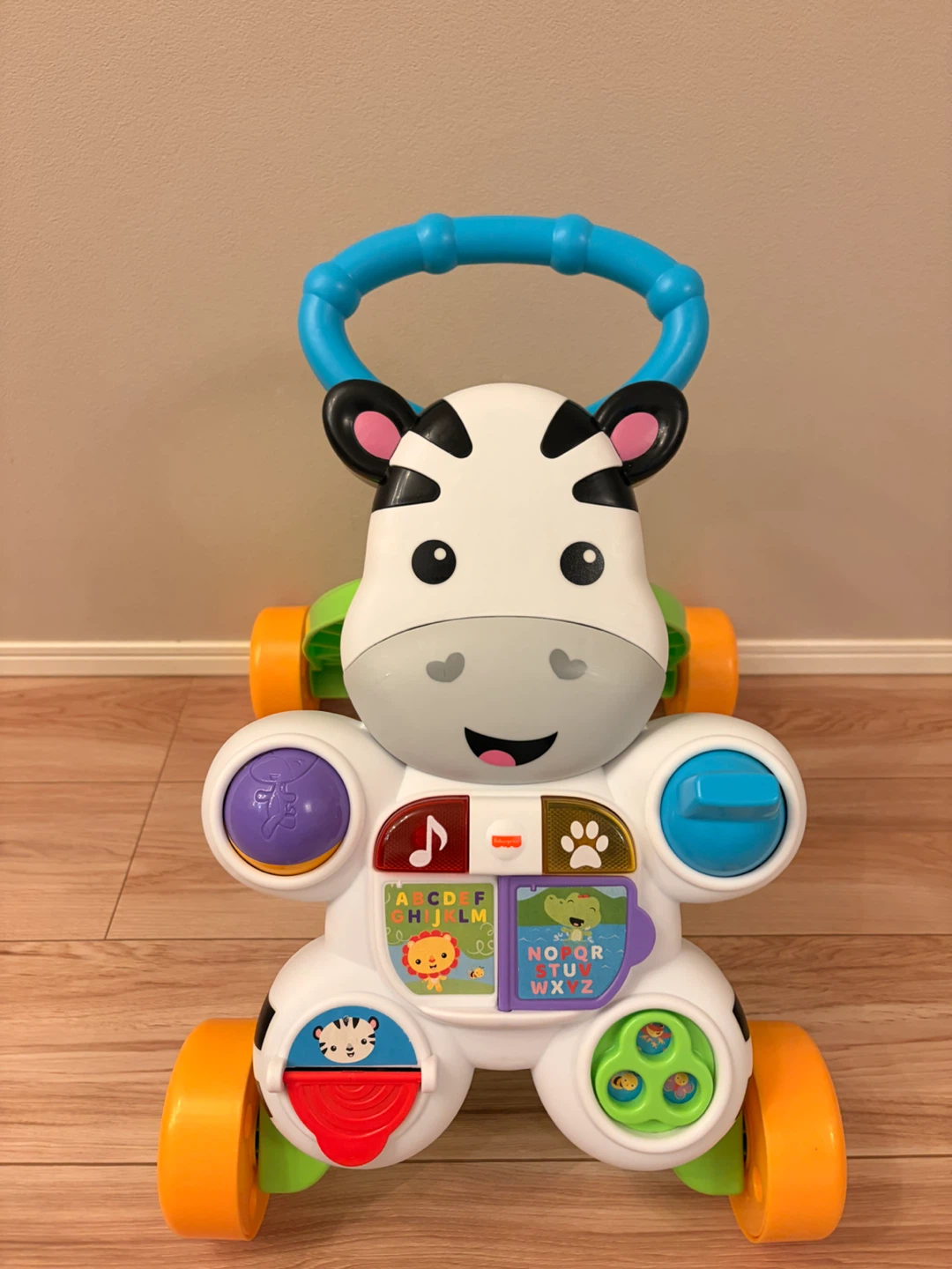 fisherprice しまうま 手押し車