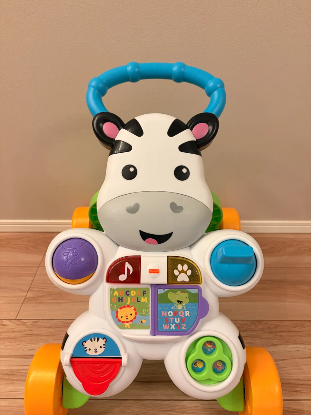 fisherprice しまうま 手押し車の写真2枚目