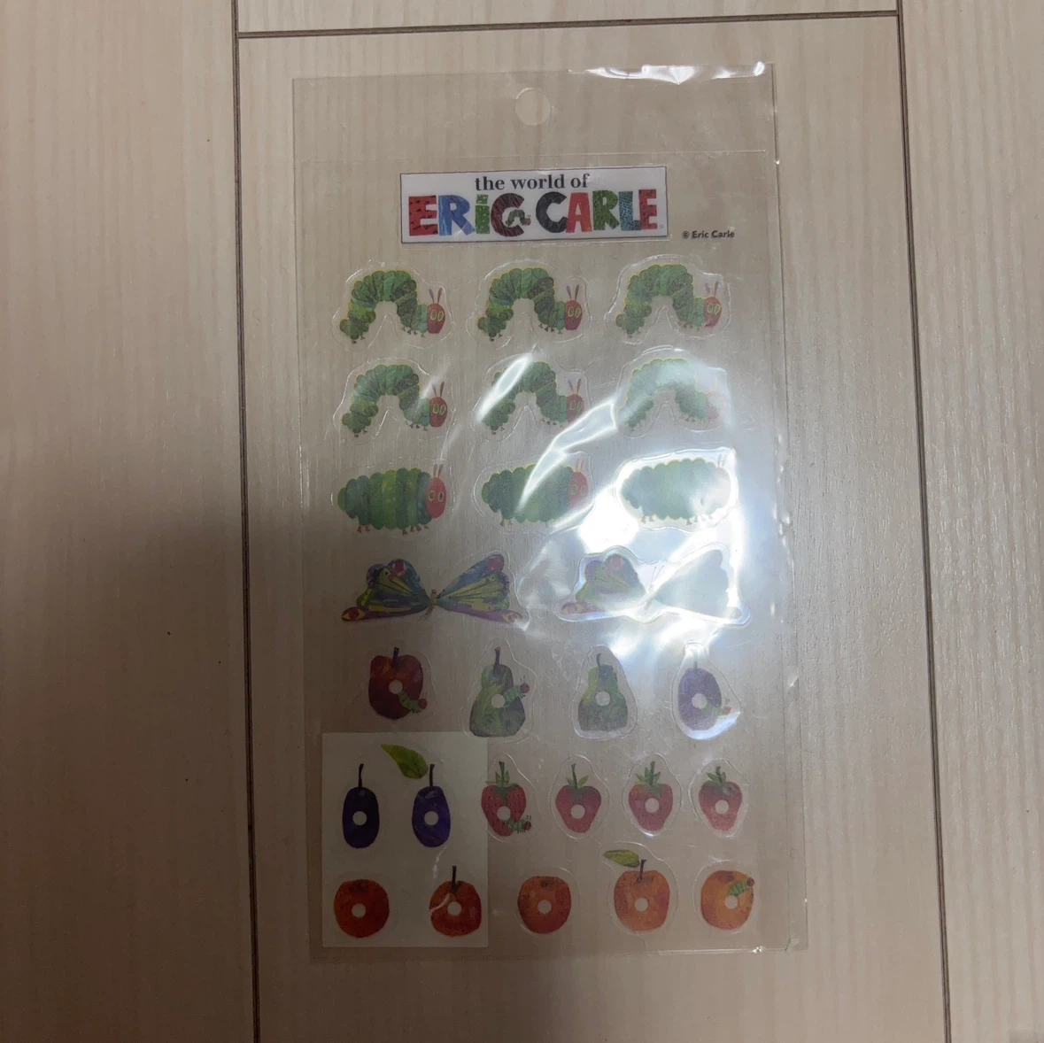 はらぺこあおむし クリアシール