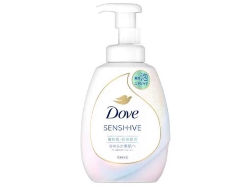 【8本セット】Dove 泡ボディウォッシュ ダヴ 洗顔もできる ボディーソープ