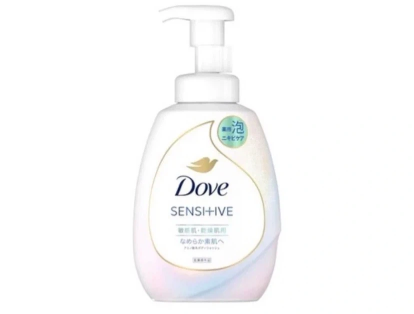 【8本セット】Dove 泡ボディウォッシュ ダヴ 洗顔もできる ボディーソープ