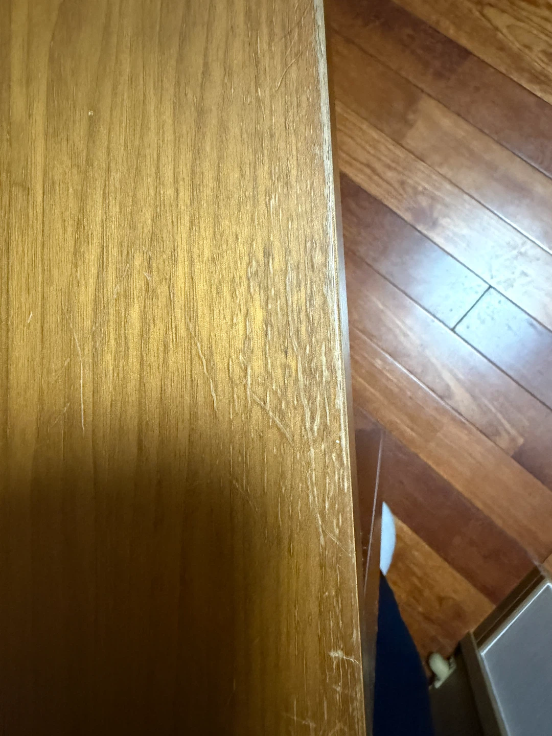 木製スリムデスクの写真4枚目