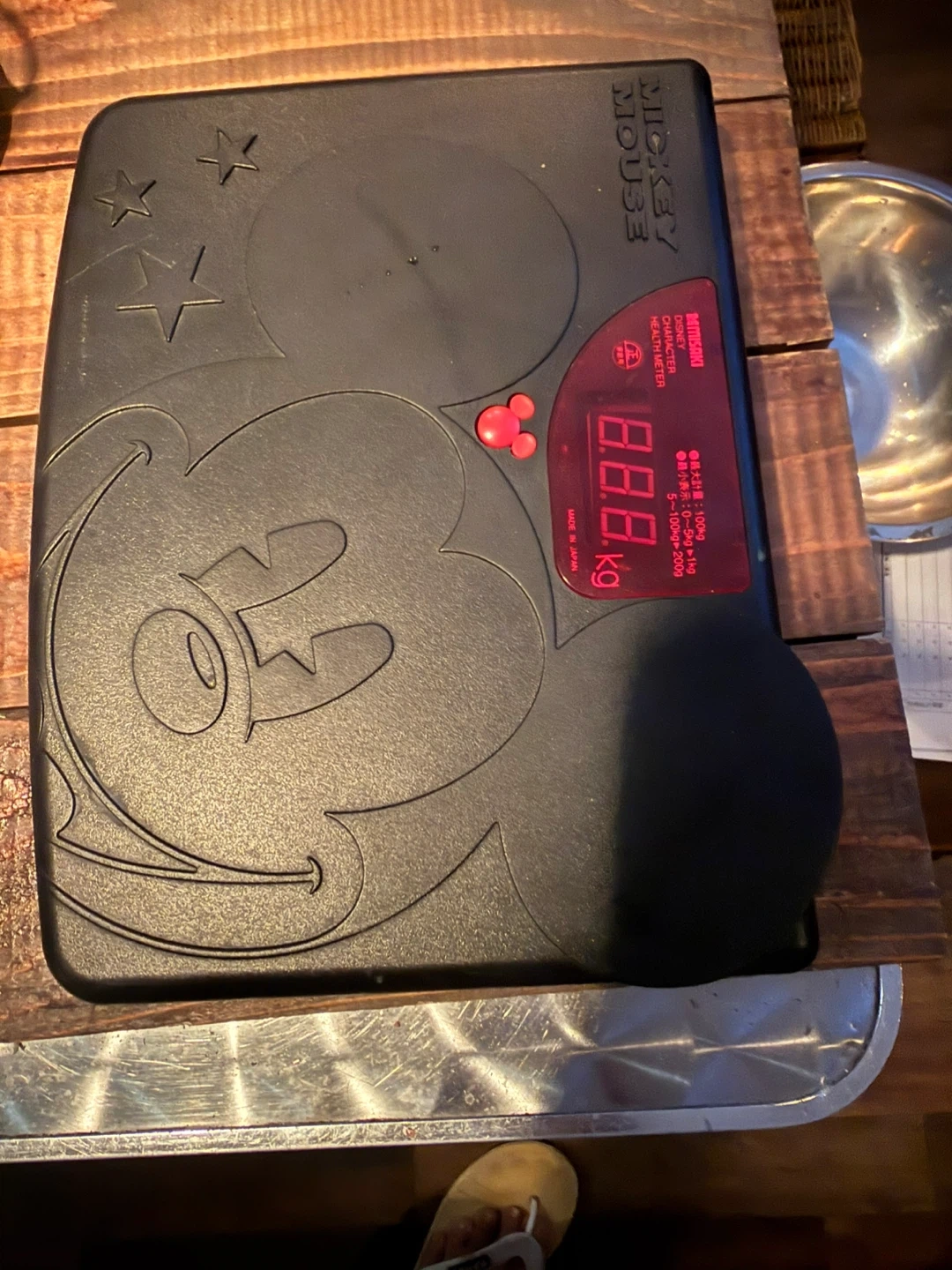 ミッキーマウス ヘルスメーター 体重計