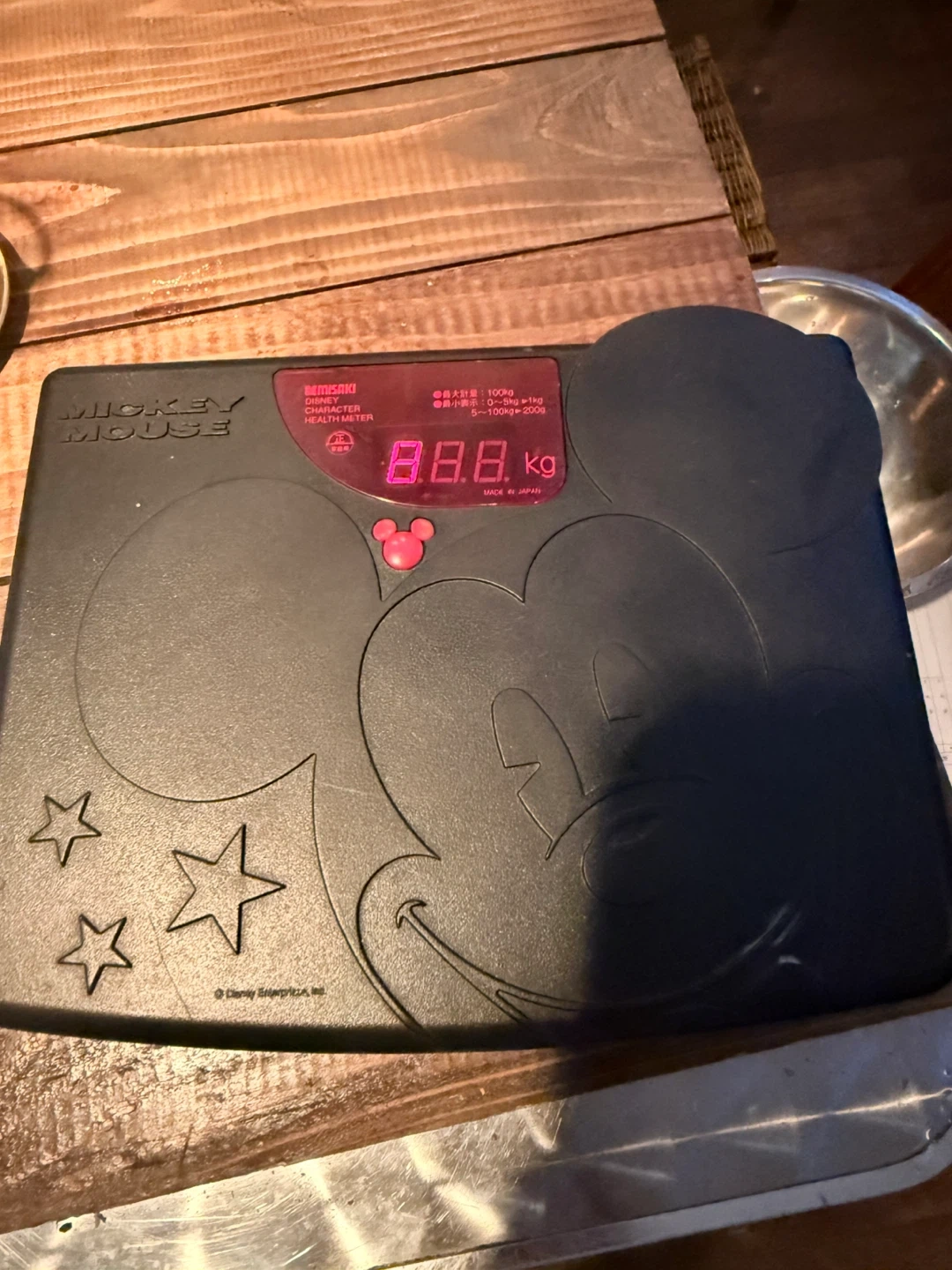 ミッキーマウス ヘルスメーター 体重計の写真3枚目