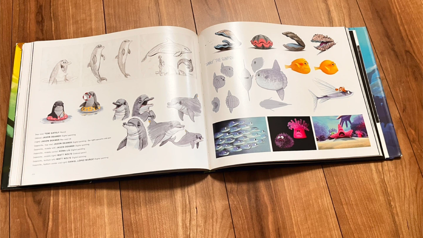 ディズニー・ピクサー「The Art of Finding Dory」洋書 アートブックの写真3枚目