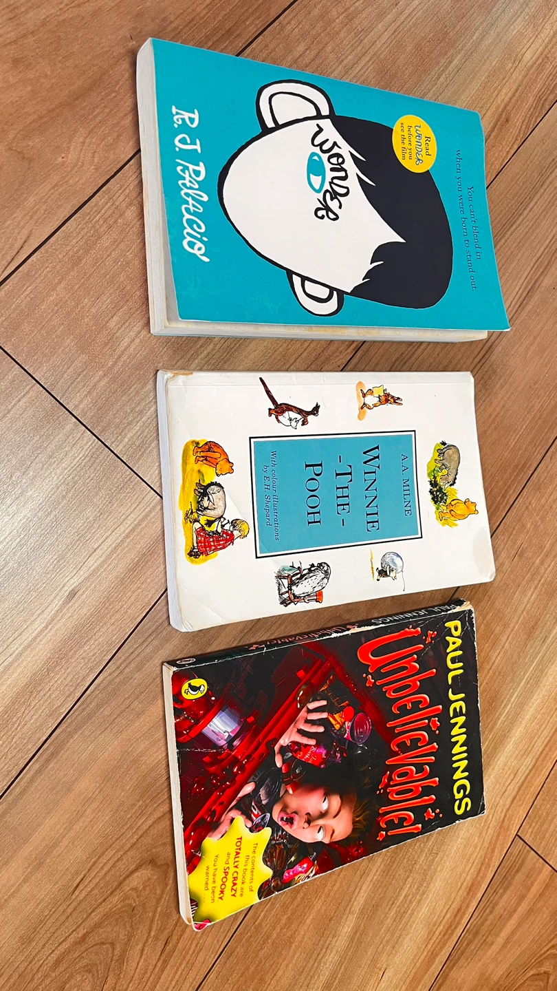 Wonder・Winnie-the-Pooh・Unbelievable!｜英語洋書 3冊セット