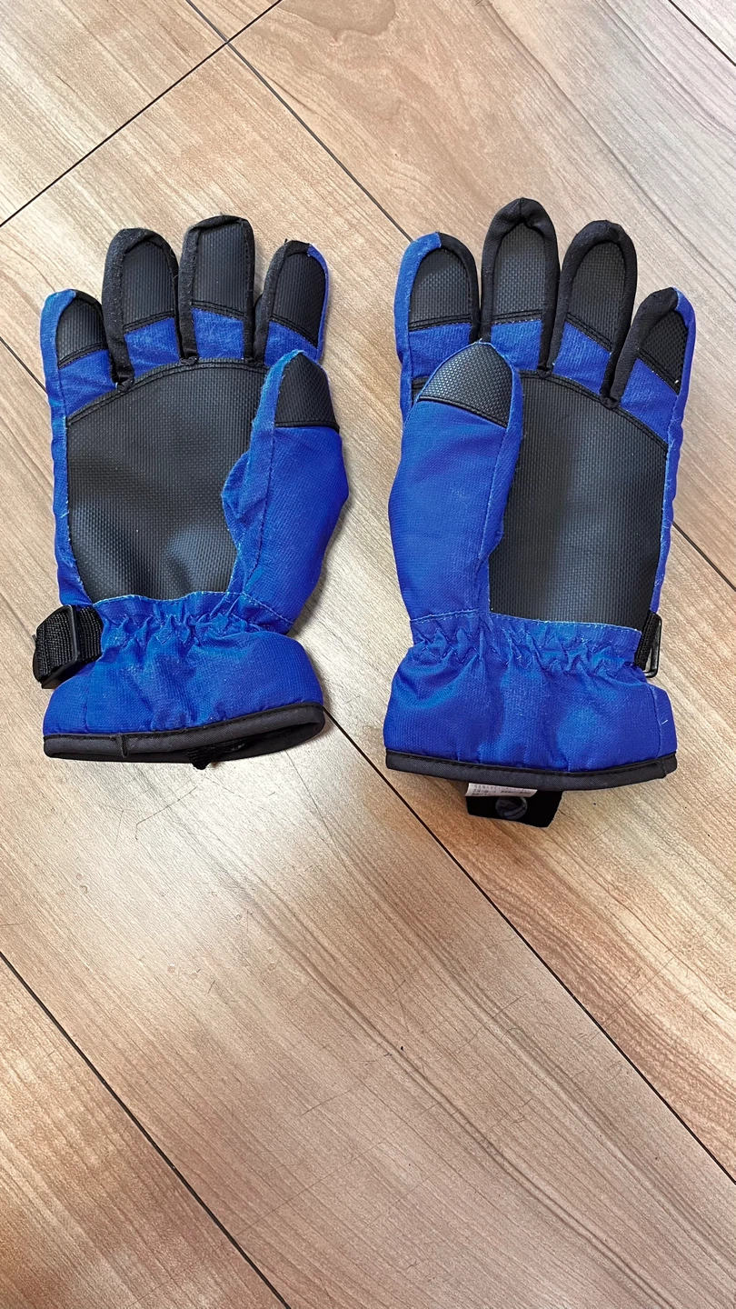 LASPEZIA キッズ スキーグローブ ブルー