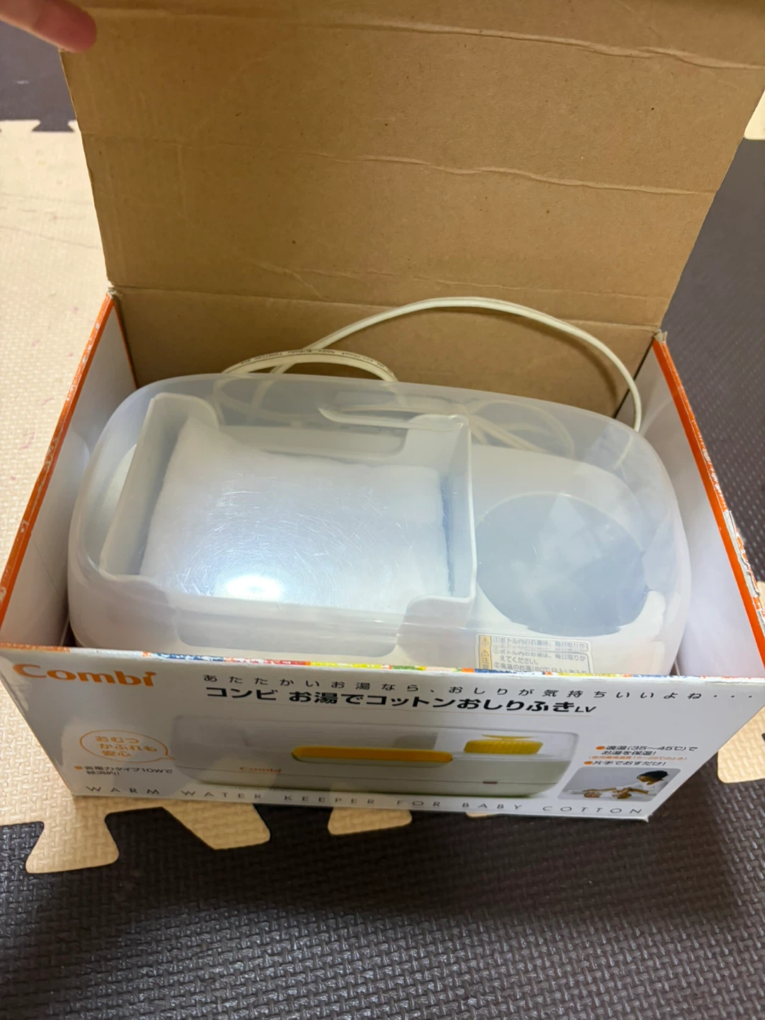 コンビ お湯でコットンおしりふきLVの写真2枚目