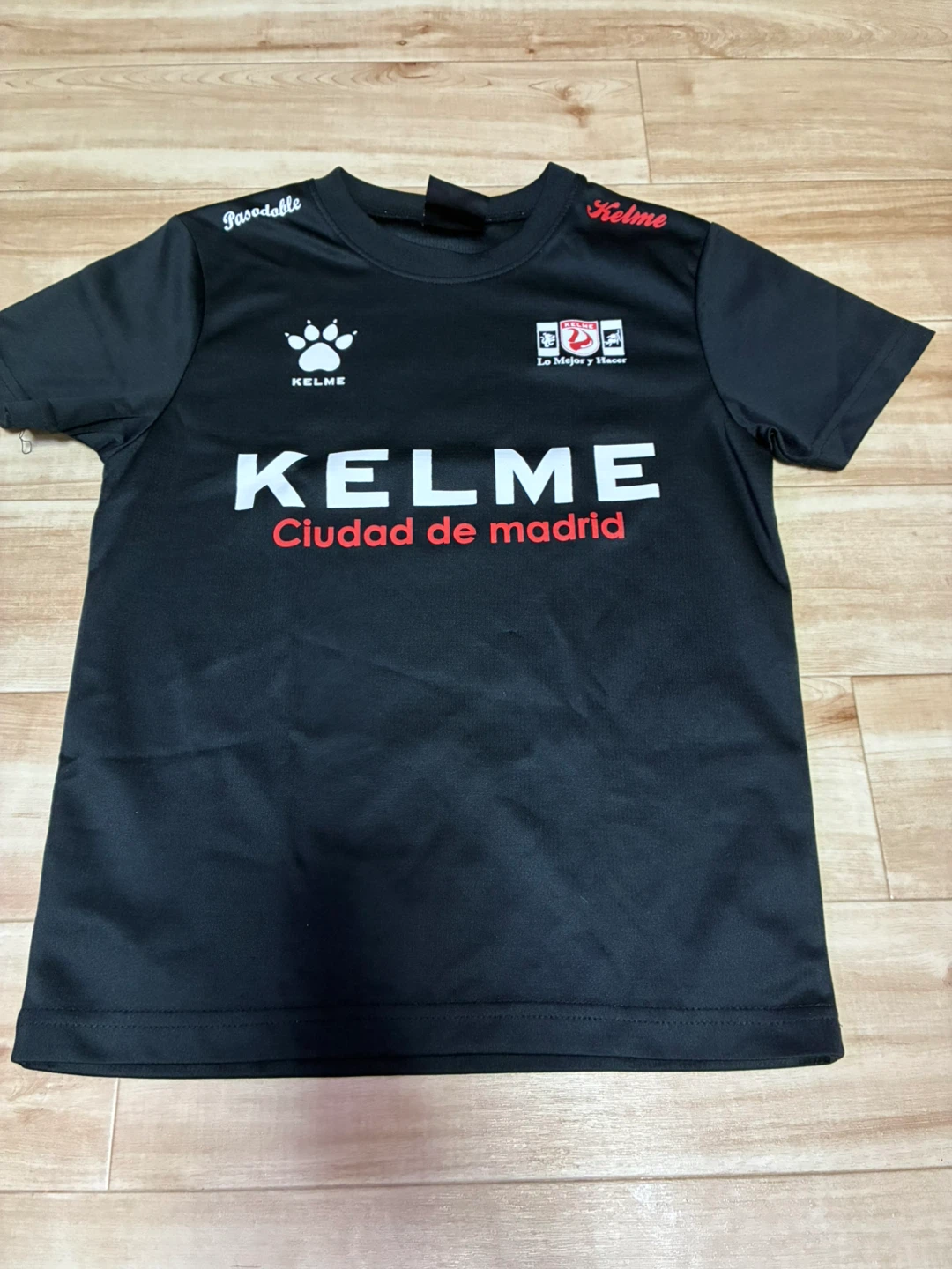 ケルメ 半袖Tシャツ ブラック 130cm