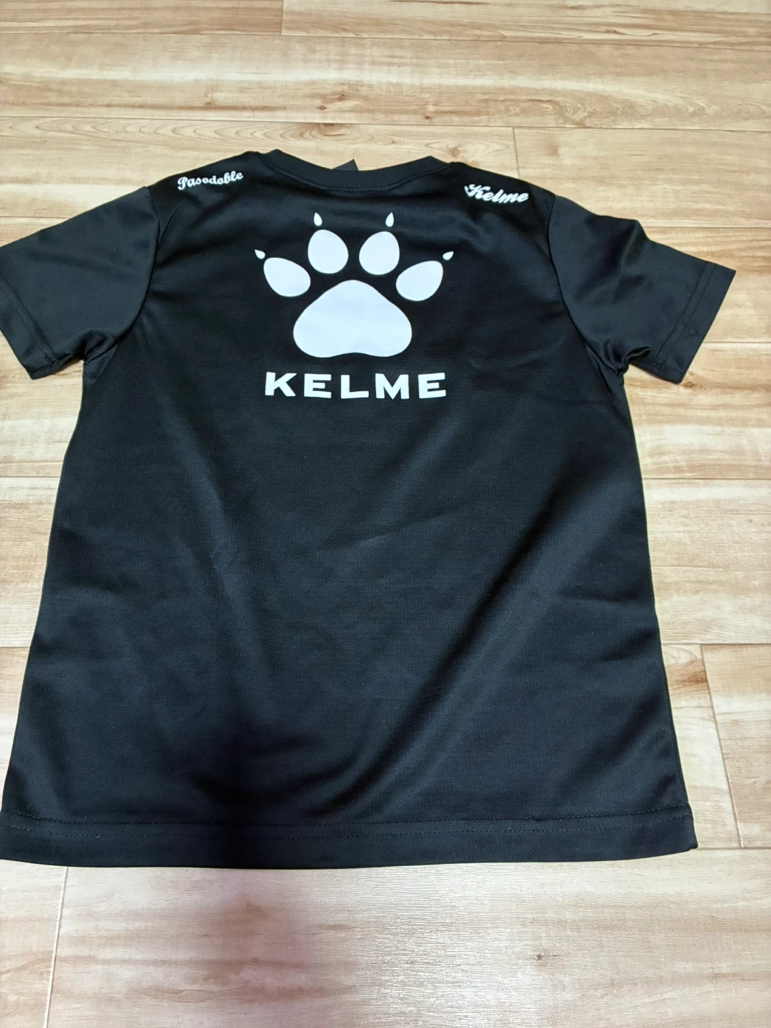 ケルメ 半袖Tシャツ ブラック 130cmの写真3枚目