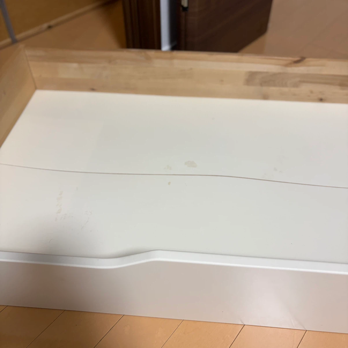 MANDAL 収納付きベッドフレーム セミダブル IKEAの写真8枚目