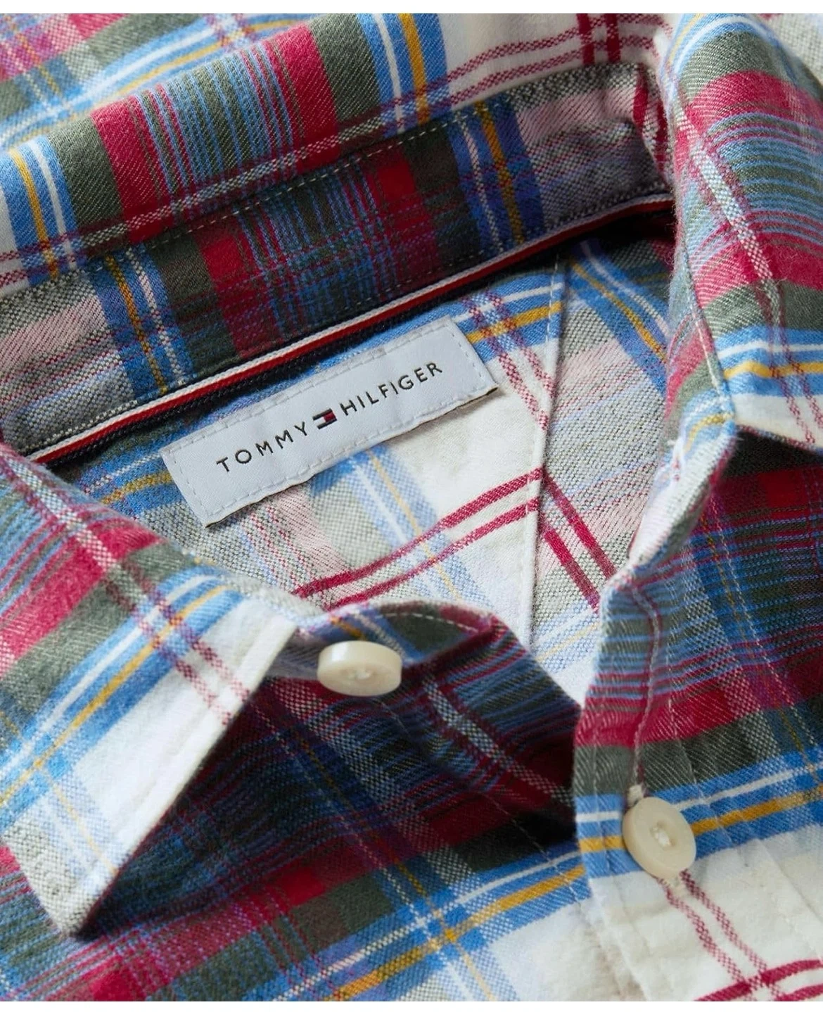 【新品未使用】 TOMMY HILFIGER チェックシャツ 115サイズの写真4枚目
