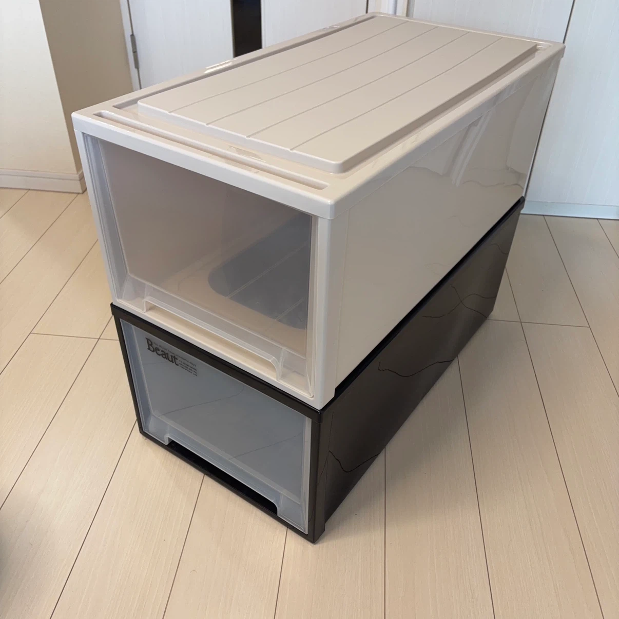 収納ケース 2個セット ホワイト・ブラック 良品◎