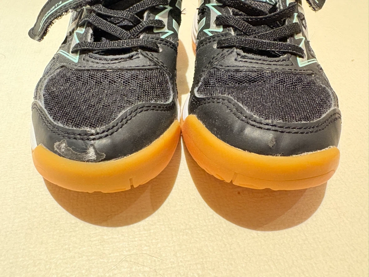 室内履き アシックス UPCOURT4 ❤︎黒 19.5cmの写真6枚目