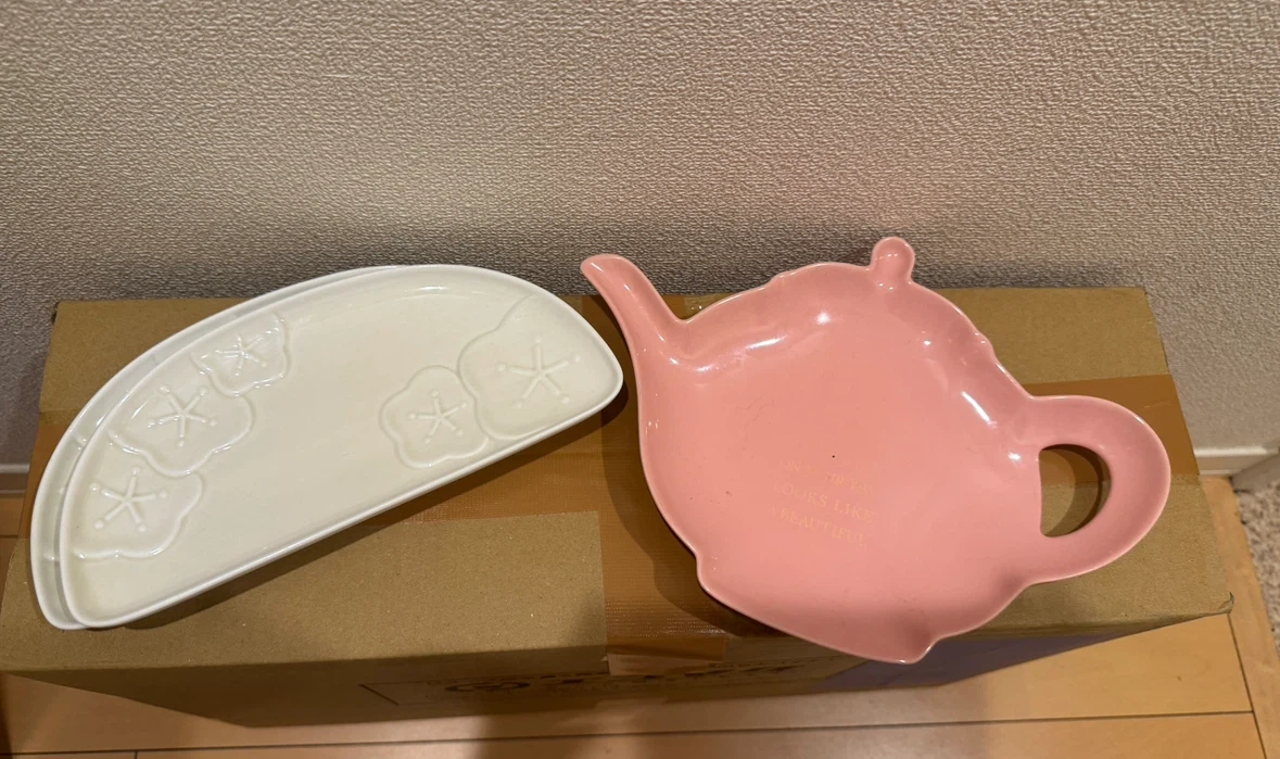食器4点セット ティーポット型プレート マグカップ