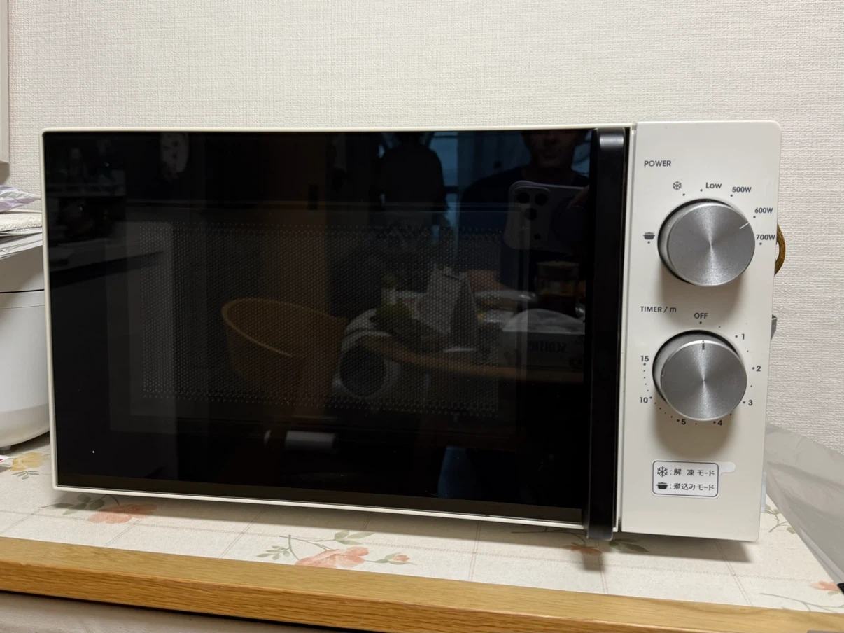 アマダナ 電子レンジ AT-DR11 ホワイト