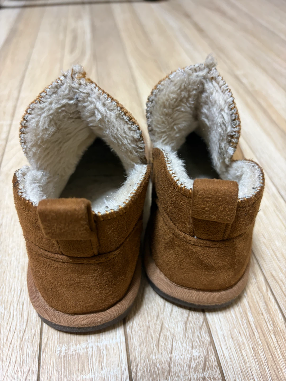キッズ用 ムートンブーツ ブラウン 18cmの写真2枚目