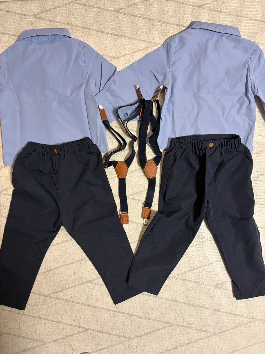 SHEIN フォーマルセットアップ 双子 2セット 12-18Mの写真3枚目