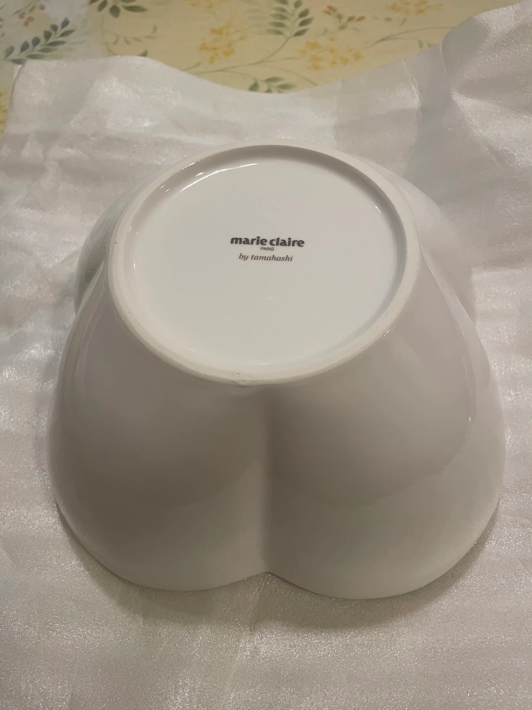 【未使用】マリークレール 陶器製ボウル 白の写真3枚目