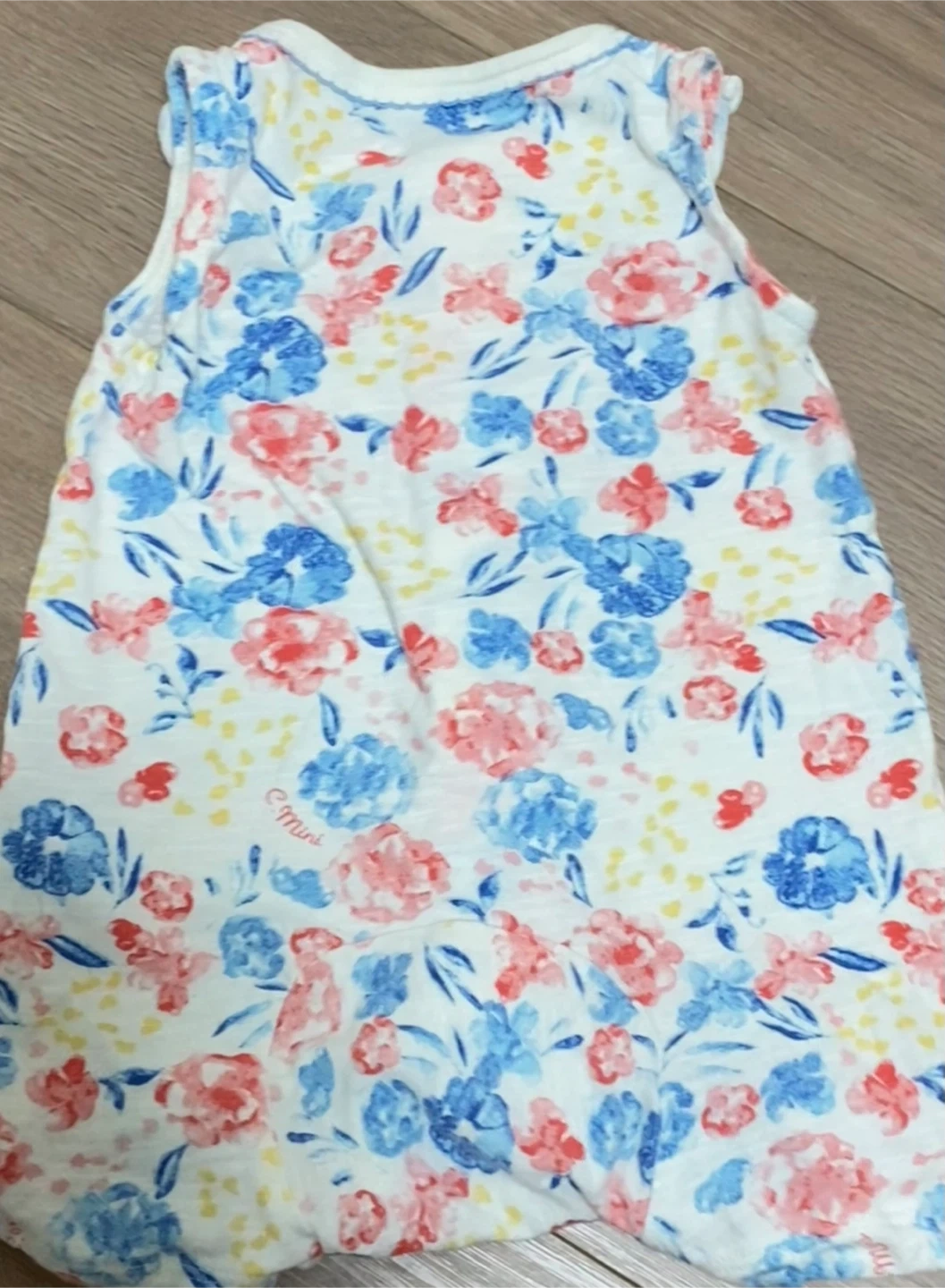コンビミニ ロンパース 花柄 75cmの写真2枚目