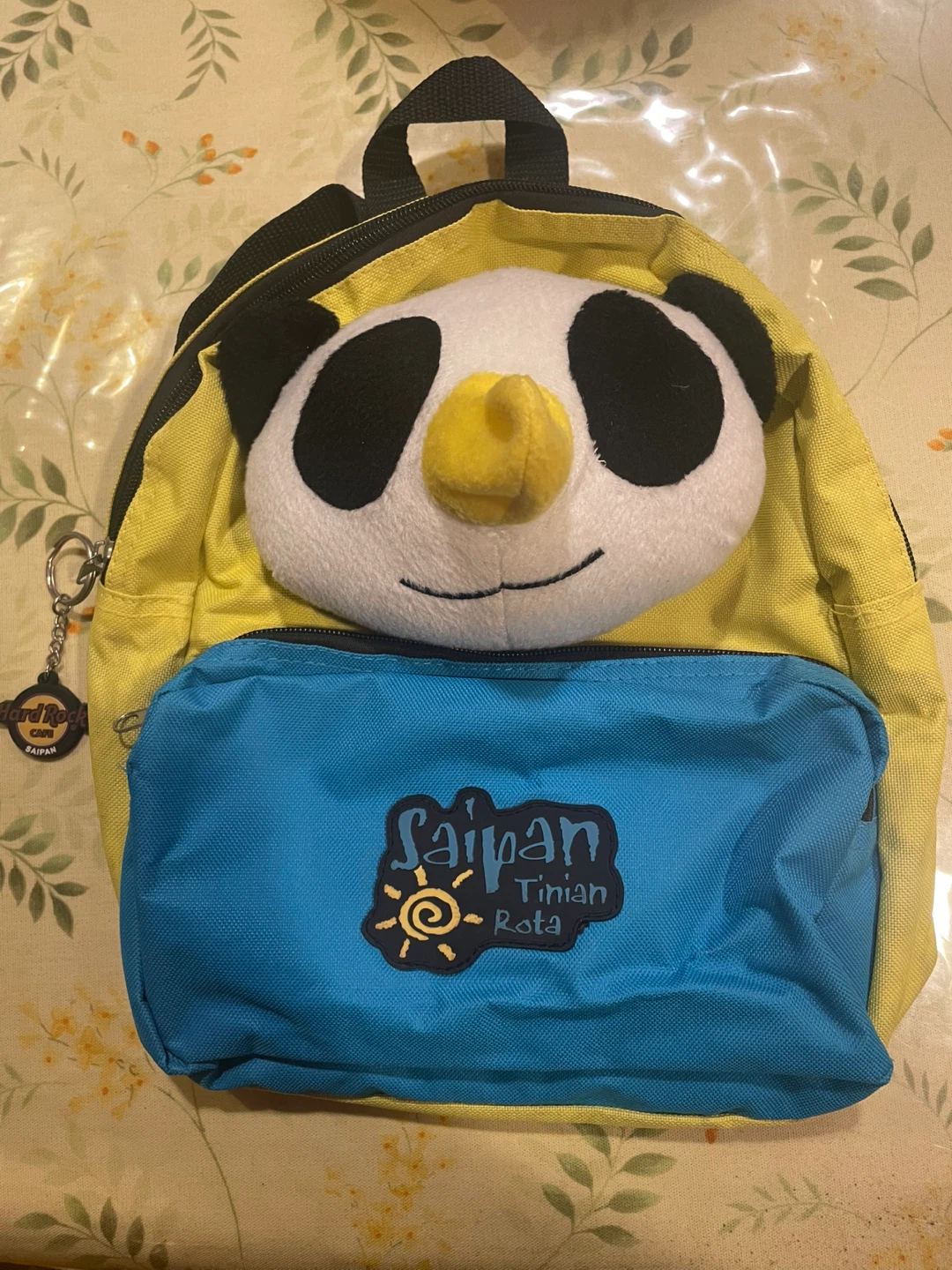 サイパンダリュック　ハードロックカフェキーホルダー付