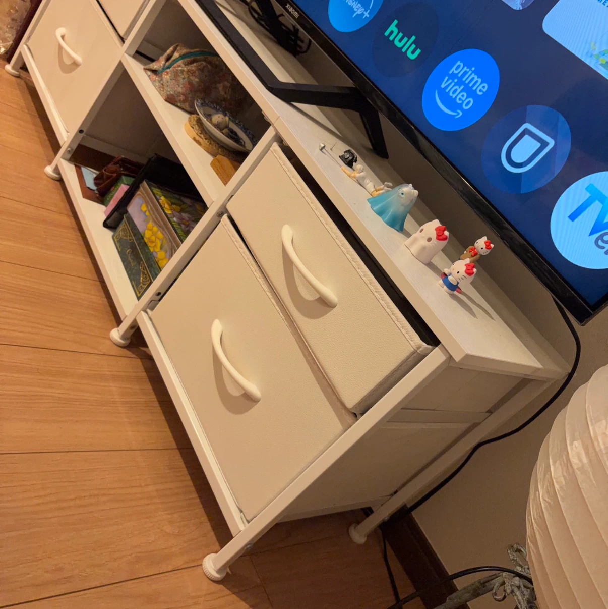 収納付きテレビボード ホワイトの写真2枚目