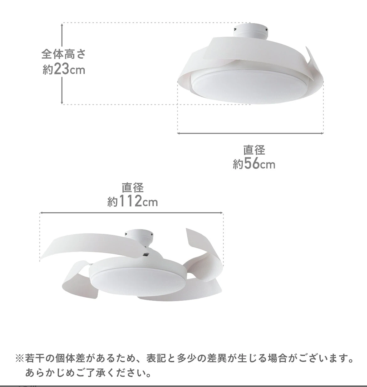 シーリングファンライト LED ブラックの写真9枚目