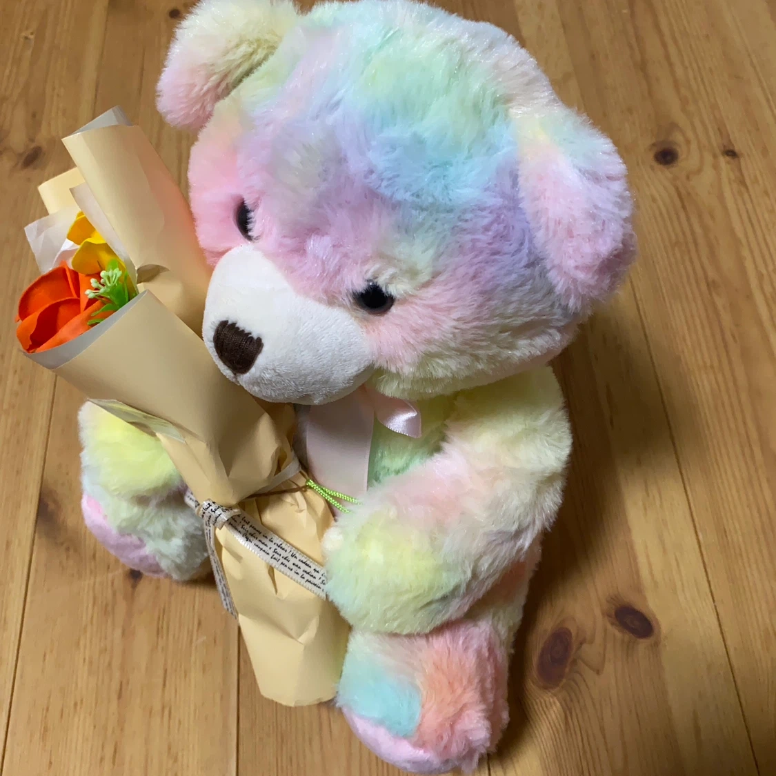 パステルカラー ぬいぐるみ 花束の写真3枚目