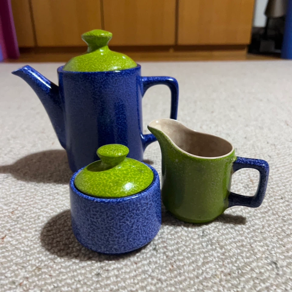 GOOD EARTH ティーセット 青 緑