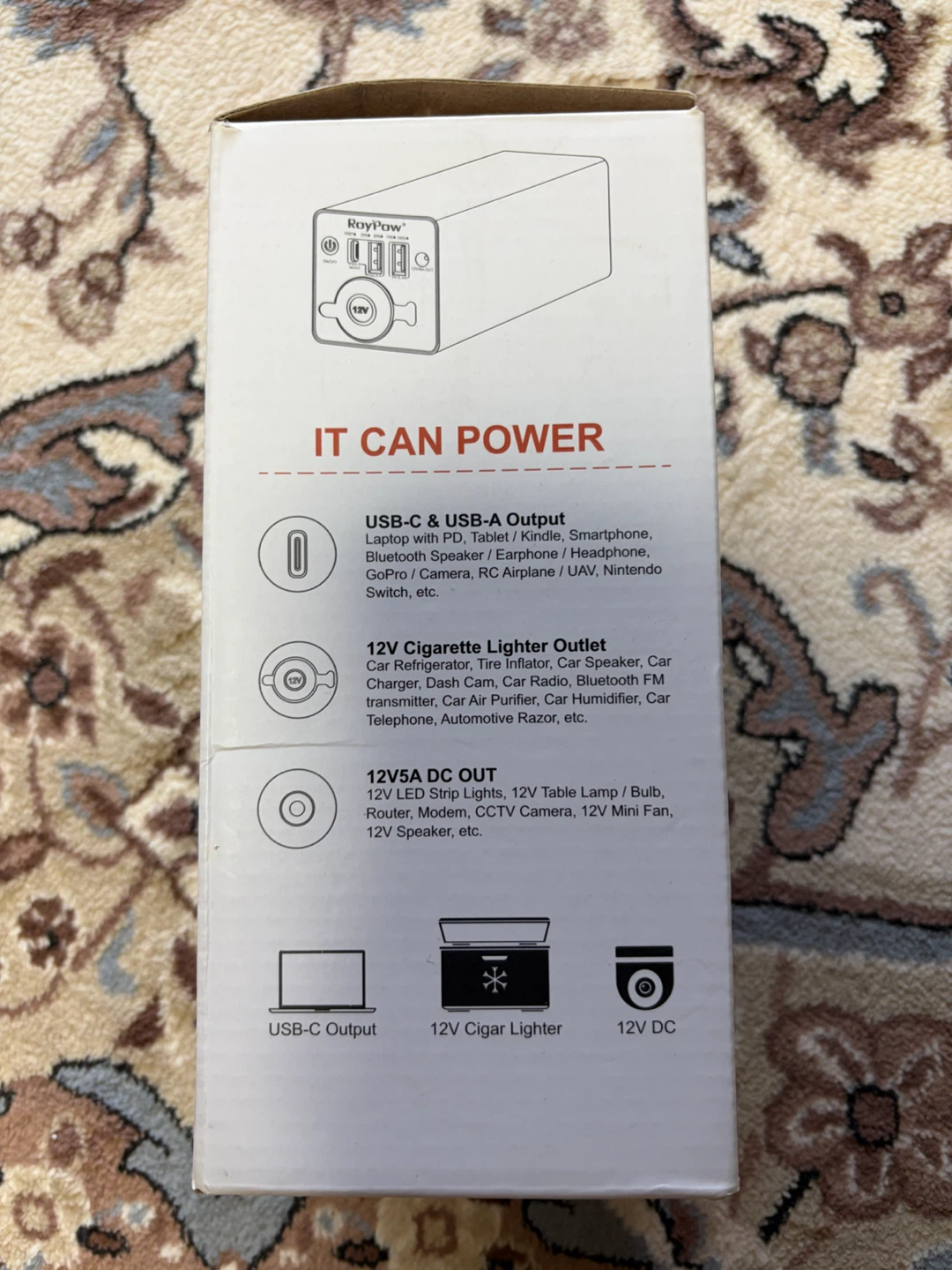 ロイパウ ポータブル電源 C86 23400mAhの写真6枚目
