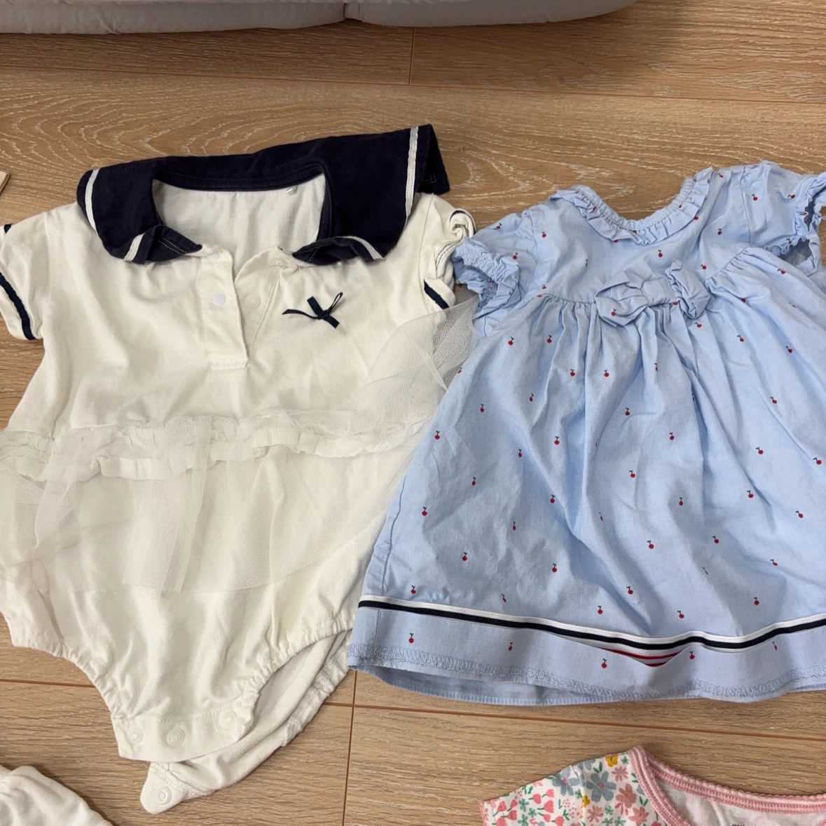 ベビー服 トップス ワンピース 2枚セット　80cm