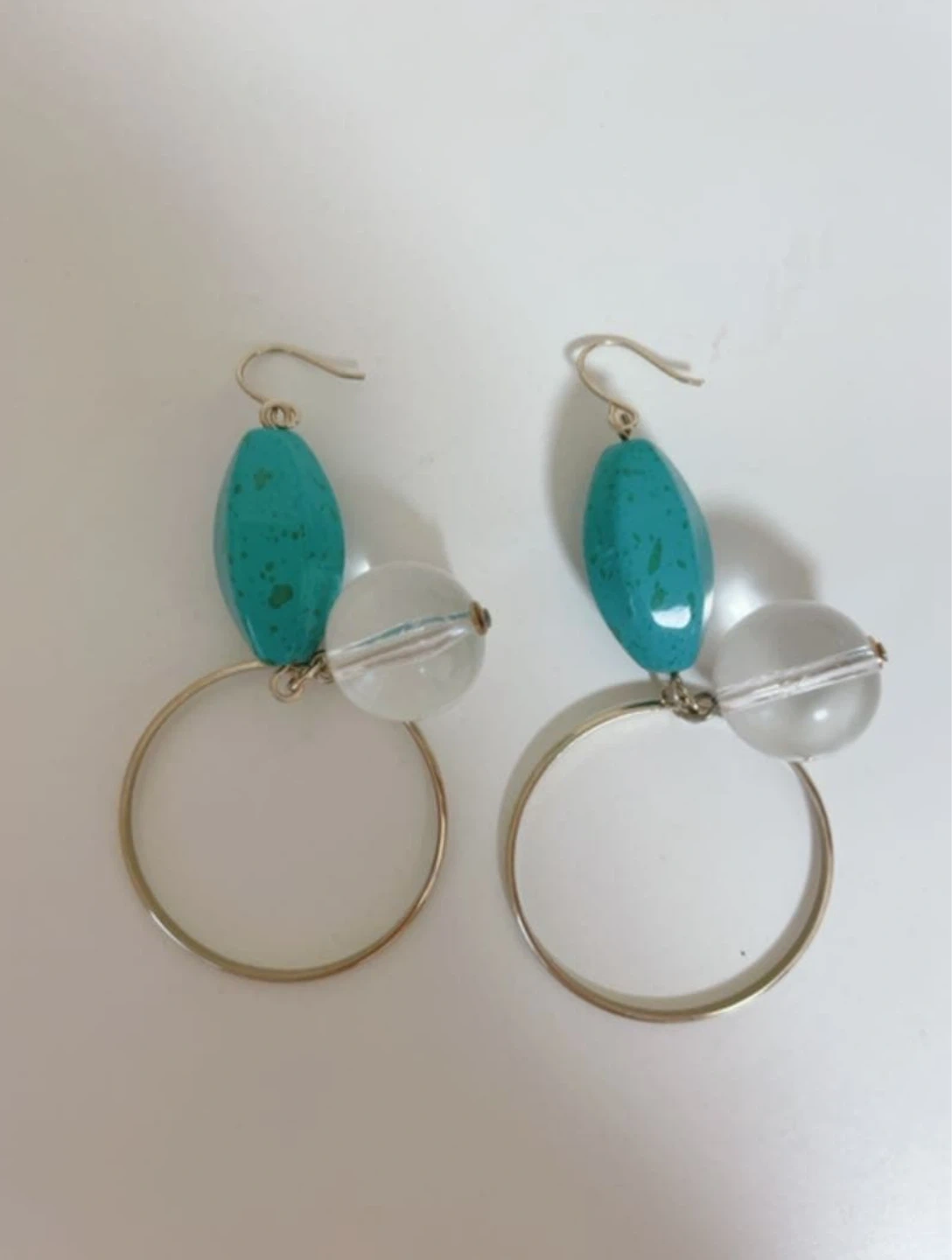 ピアス レディース 水色 夏