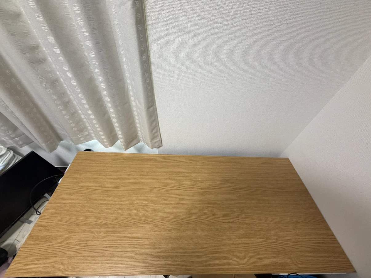 ニトリ デスク プレフェ 140cm LBR