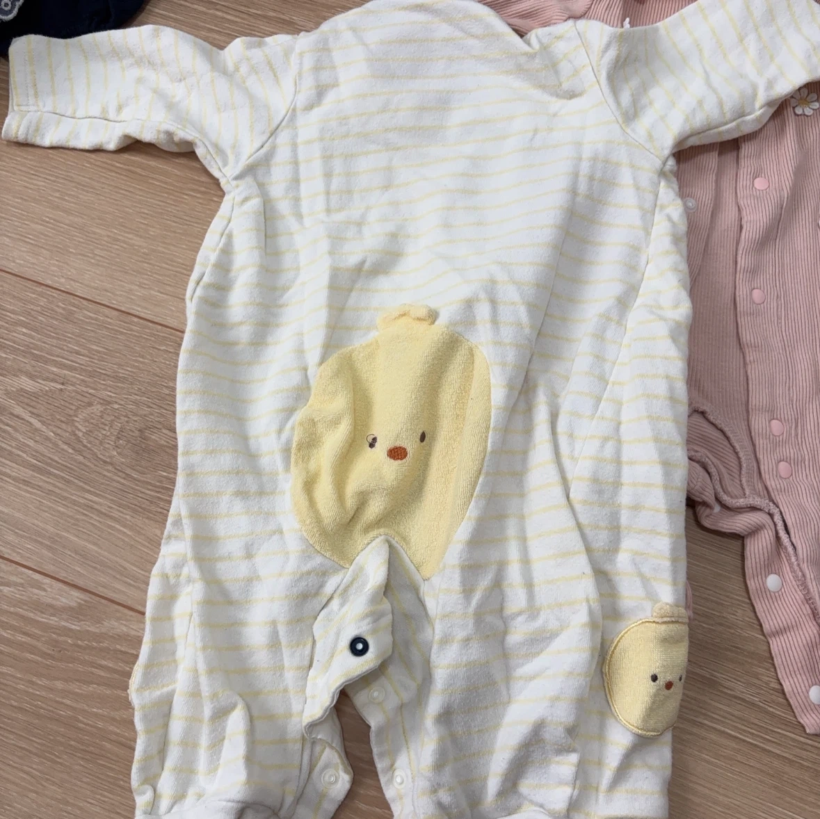 ベビー カバーオール 長袖 3点セット 70cmの写真2枚目