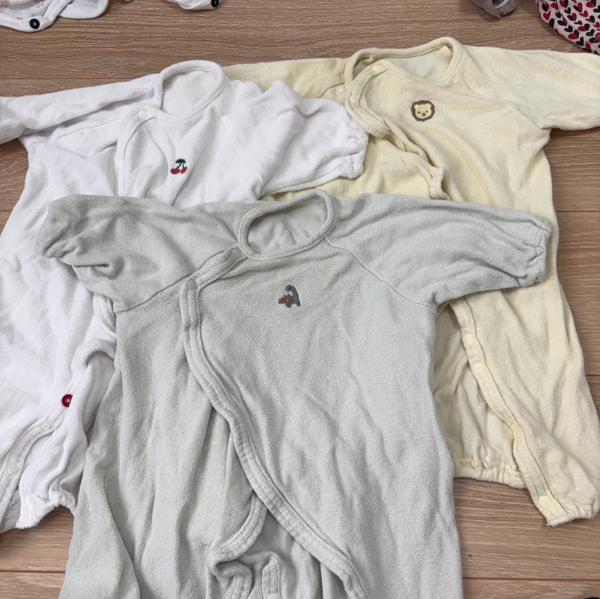 ベビー服 カバーオール 3枚セット 50〜60cm アカチャンホンポ