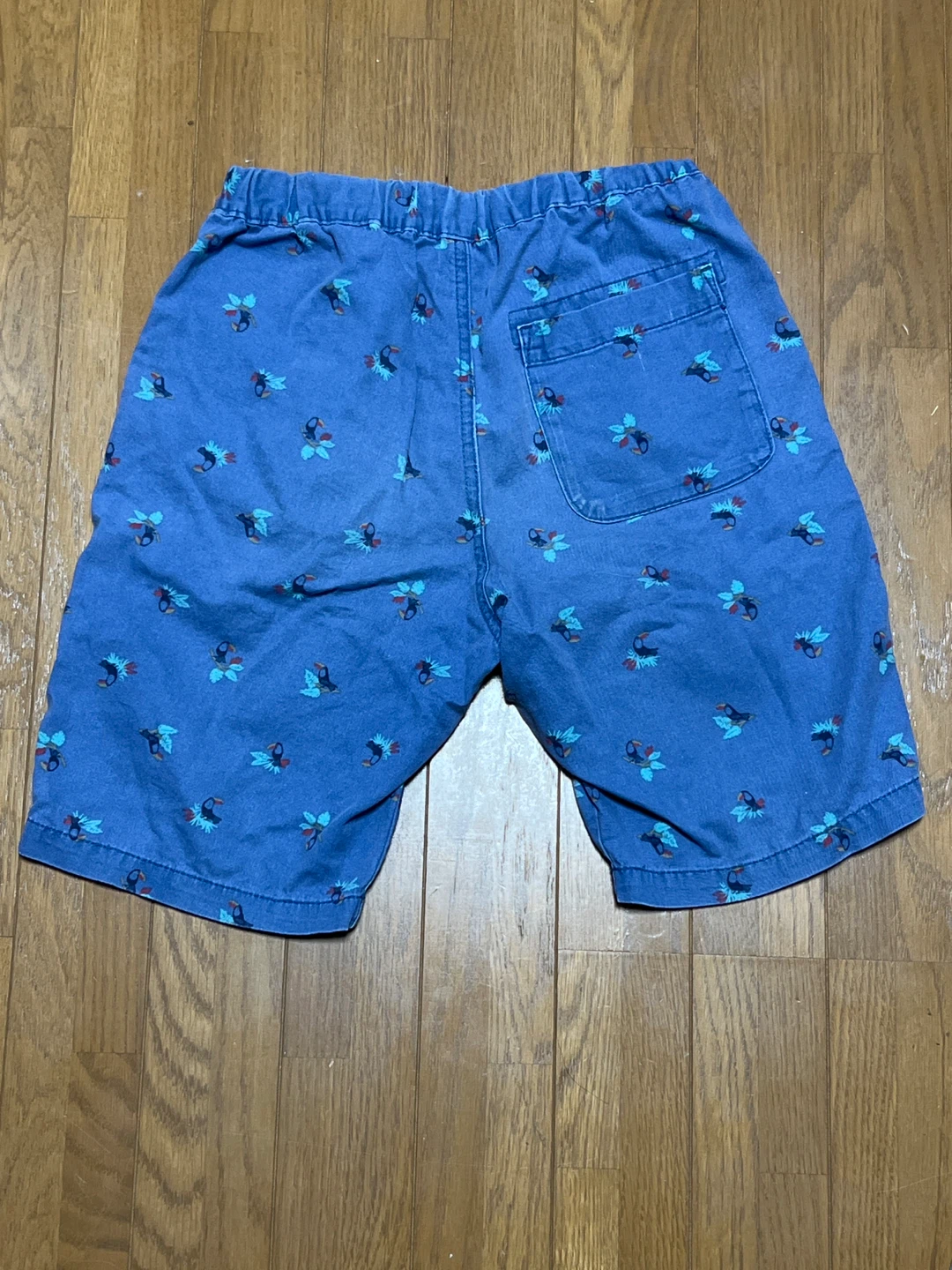 ユニクロ キッズ ショートパンツ 140cm 鳥柄の写真2枚目