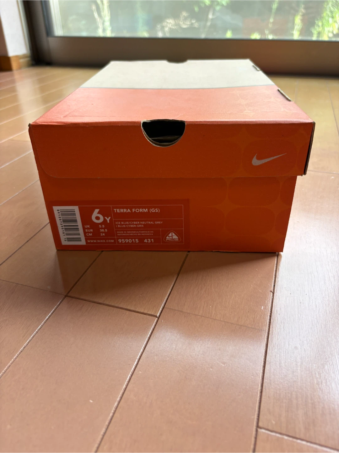 ⁠【箱付】NIKE ACG TERRA FORM GS 24cm アイスブルー⁠の写真6枚目