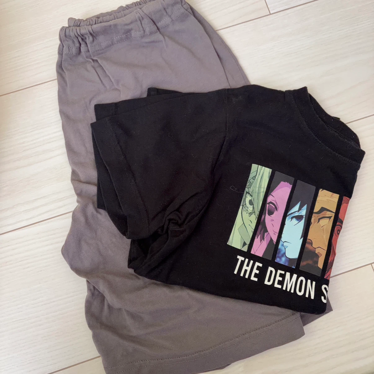 鬼滅の刃 半袖Tシャツ ハーフパンツパジャマ セット