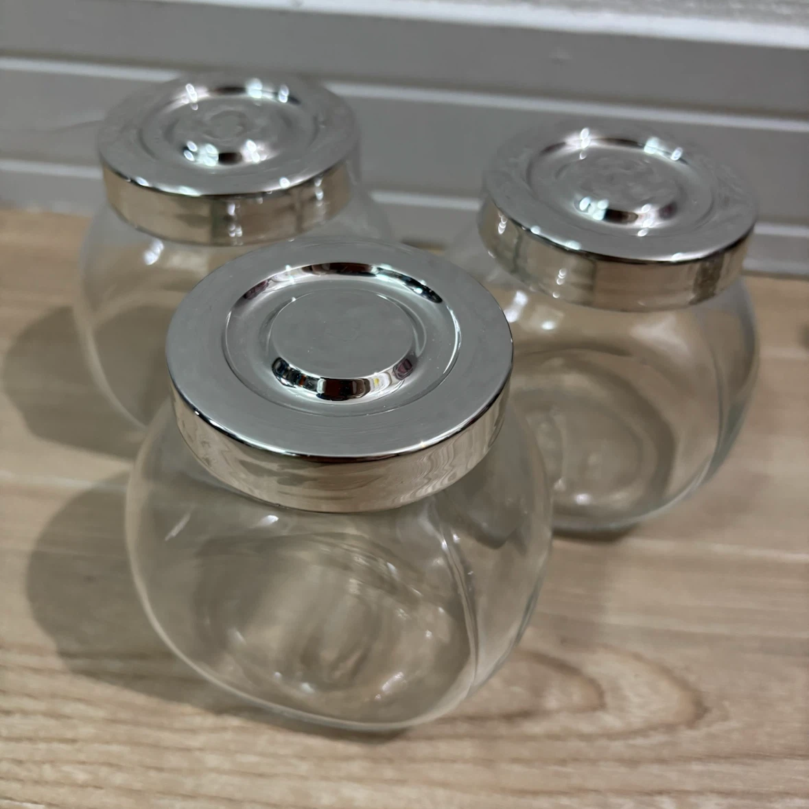 IKEA RAJTAN ガラス製 スパイス瓶 ４個セット