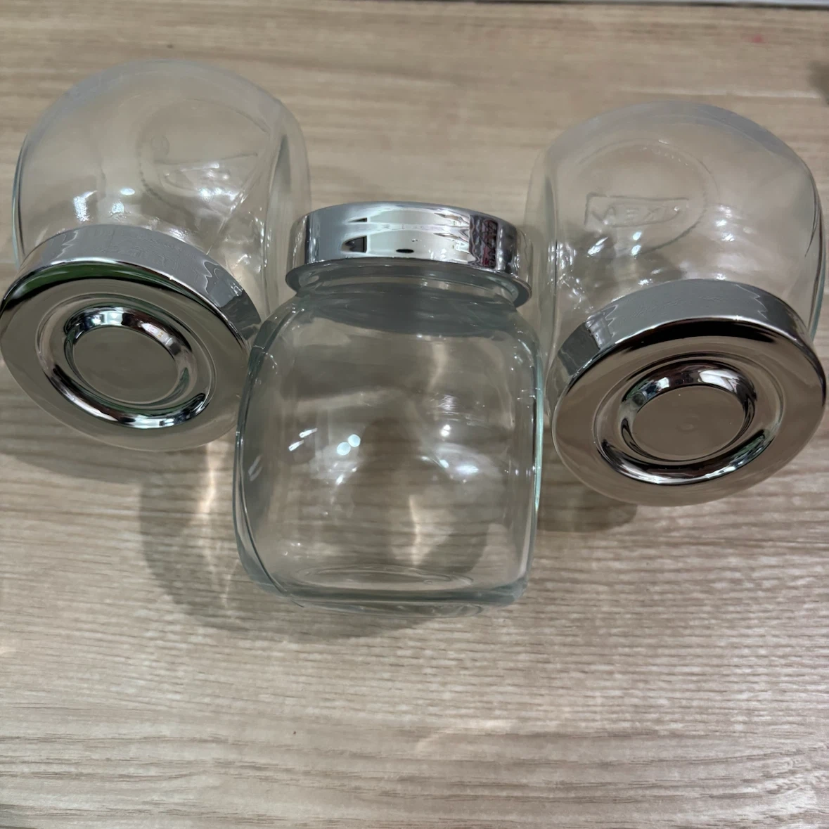 IKEA RAJTAN ガラス製 スパイス瓶 4個セットの写真2枚目