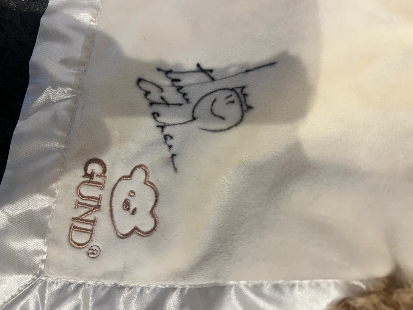 ガンド テディベア ぬいぐるみ ブランケット付きの写真2枚目
