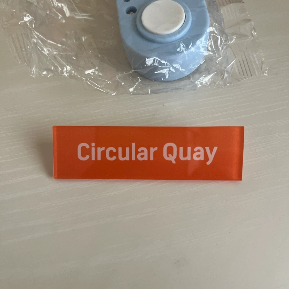 オーストラリア 信号ボタン Circular Quay 駅名バッジ シドニー オペラハウス ガチャの写真3枚目