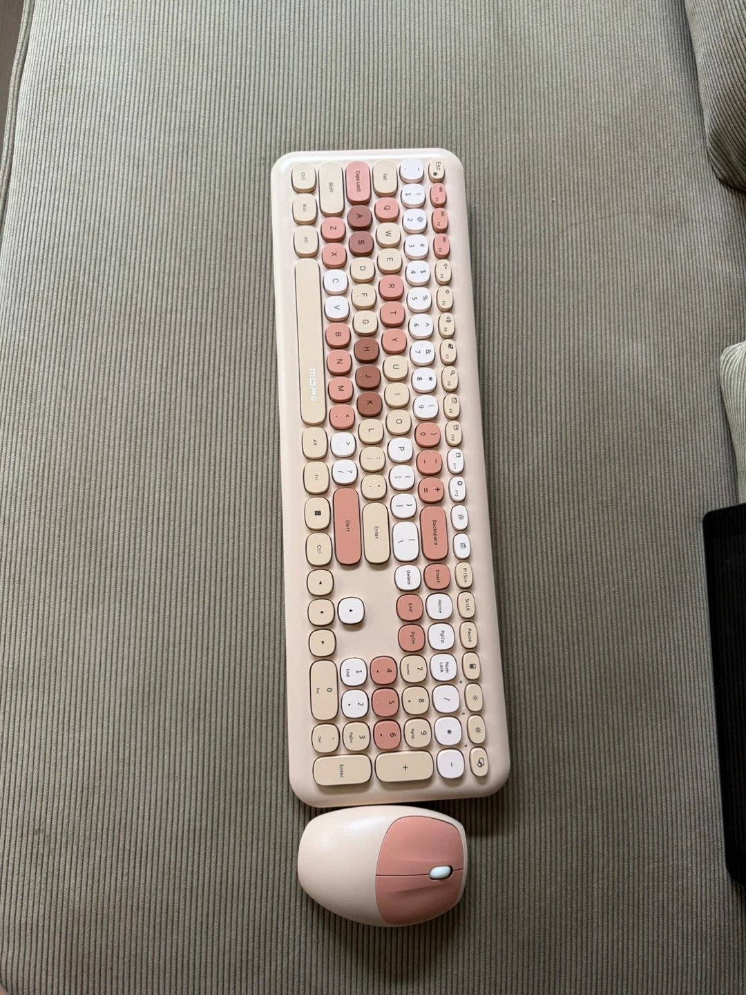Mofii キーボード マウスセット ピンク