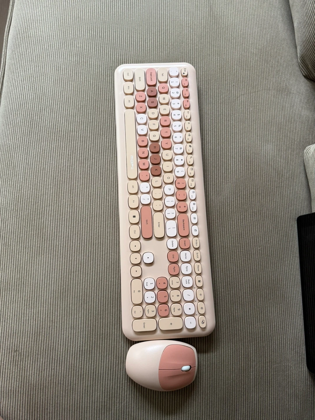 Mofii キーボード マウスセット ピンク