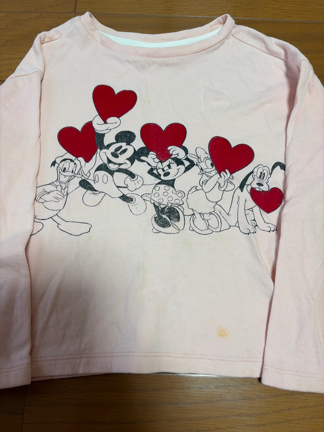 ディズニー 長袖カットソー ピンク　5歳用