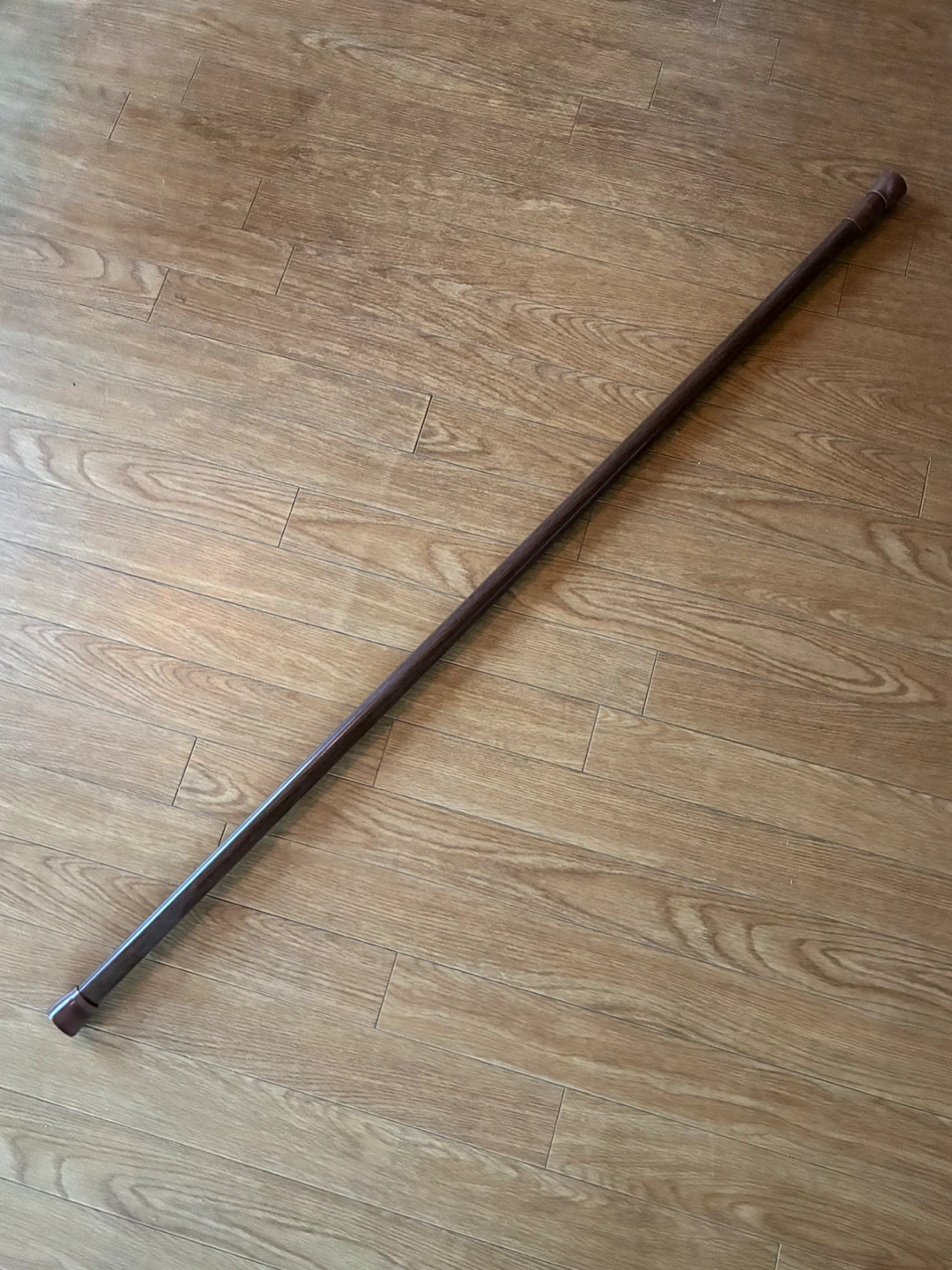 突っ張り棒 ダークブラウン130-225cm
